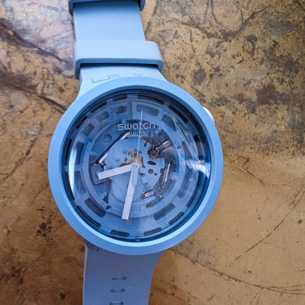 Swatch C-Blue Big Bold Bioceramic Watch